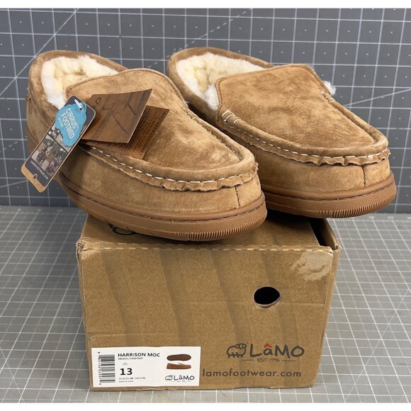 LaMO Men’s Harrison Moccasins, Chestnut - Size 13 New Moc~~ - Picture 1 of 8